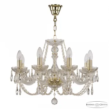 Подвесная люстра Bohemia Ivele Crystal 101 101/8/195 G Подвесная люстра Bohemia Ivele Crystal 101 101/8/195 G