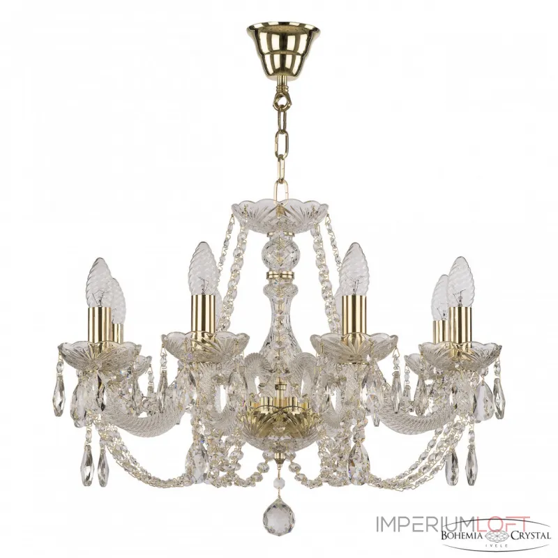 Подвесная люстра Bohemia Ivele Crystal 101 101/8/195 G Подвесная люстра Bohemia Ivele Crystal 101 101/8/195 G