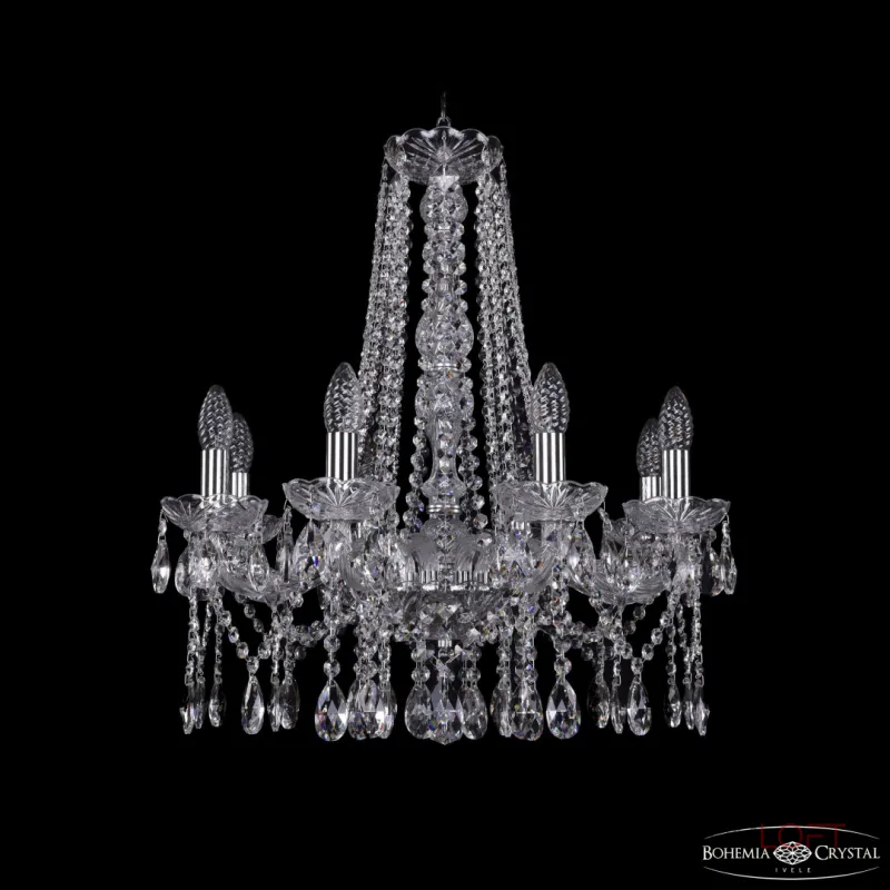 Подвесная люстра Bohemia Ivele Crystal 1413 1413/8/200/h-61 Ni Подвесная люстра Bohemia Ivele Crystal 1413 1413/8/200/h-61 Ni