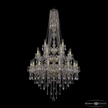 Подвесная люстра Bohemia Ivele Crystal 1415 1415/16+8+4/300/h-155/3d G