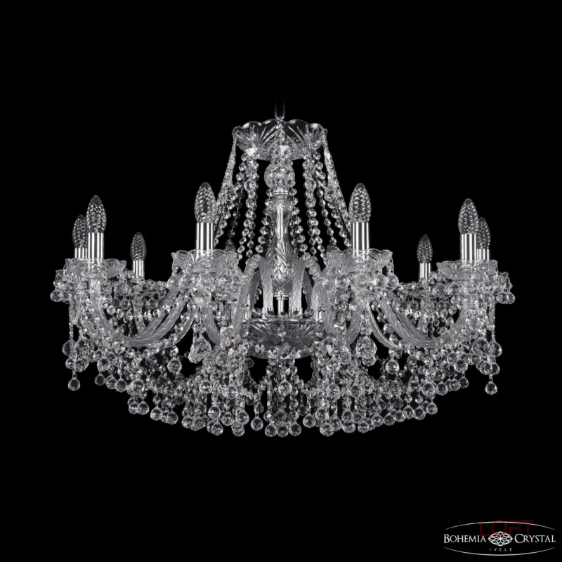 Подвесная люстра Bohemia Ivele Crystal 1409 1409/10/300 Ni