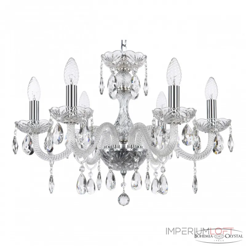 Подвесная люстра Bohemia Ivele Crystal 117 117/6/195 Ni Подвесная люстра Bohemia Ivele Crystal 117 117/6/195 Ni