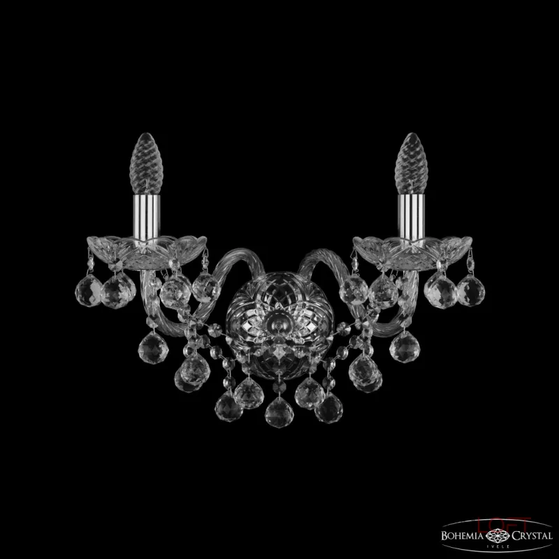 Бра Bohemia Ivele Crystal 1409 1409B/2/195/XL Ni Бра Bohemia Ivele Crystal 1409 1409B/2/195/XL Ni