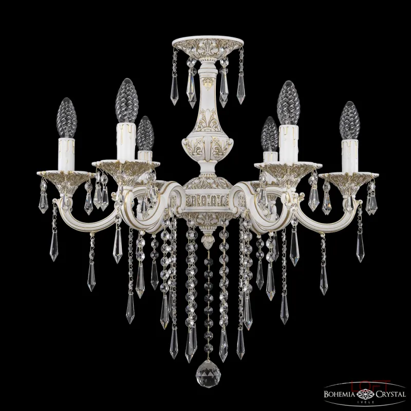 Подвесная люстра Bohemia Ivele Crystal AL7801 AL78101/6/175 B WMG Drops