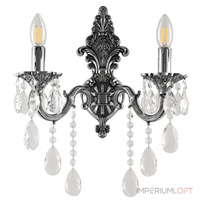 Бра Bohemia Ivele Crystal AL7801 AL7801B14/2/175 B NB