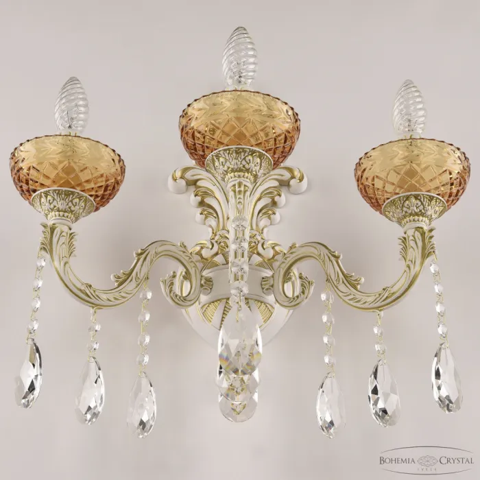 Бра Bohemia Ivele Crystal AL7901 AL7901B15/3/175 A WMG P Amber/M-1F от ImperiumLoft