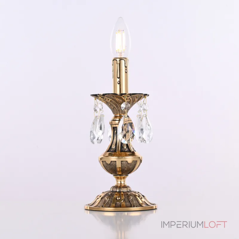 Настольная лампа Bohemia Ivele Crystal AL77 AL77200L/1-25 GB от ImperiumLoft