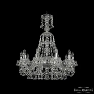 Подвесная люстра Bohemia Ivele Crystal 1409 1409/10/240/XL-75 Ni Подвесная люстра Bohemia Ivele Crystal 1409 1409/10/240/XL-75 Ni