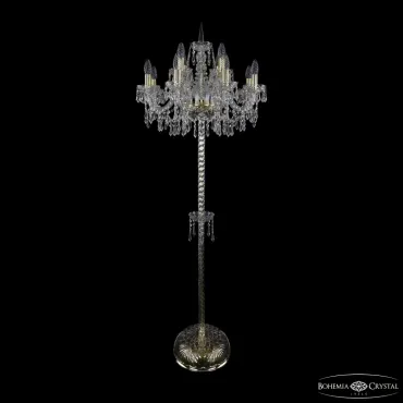 Торшер Bohemia Ivele Crystal 1403 1403T2/8+4/195-165 G