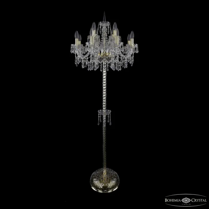 Торшер Bohemia Ivele Crystal 1403 1403T2/8+4/195-165 G от ImperiumLoft