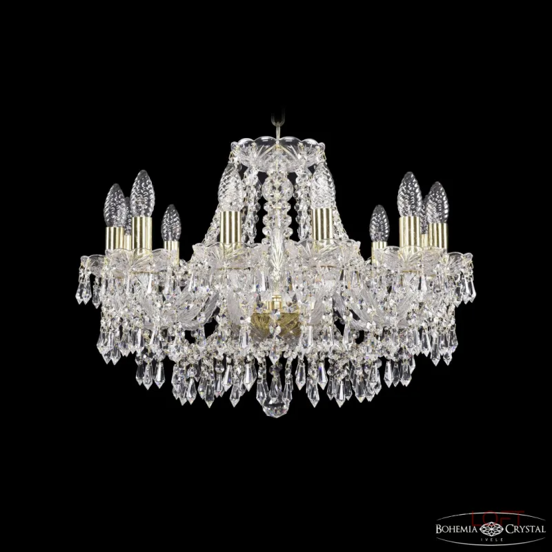 Подвесная люстра Bohemia Ivele Crystal 1403 1403/12/195 G