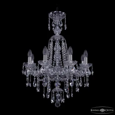 Подвесная люстра Bohemia Ivele Crystal 1415 1415/8/200/XL-76 Ni