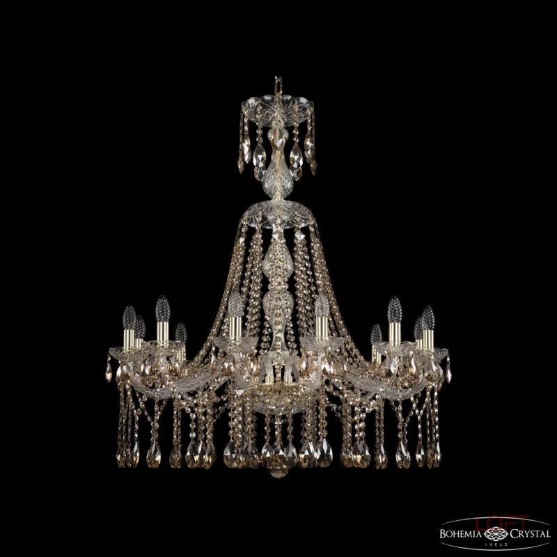 Подвесная люстра Bohemia Ivele Crystal 1413 1413/12/300/XL-91 G R721