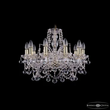 Подвесная люстра Bohemia Ivele Crystal 1411 1411/10/195 G Balls