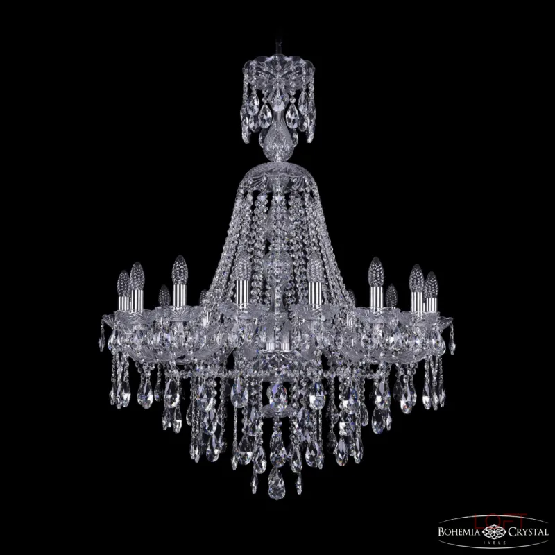 Подвесная люстра Bohemia Ivele Crystal 1415 1415/16/300/XL-108 Ni