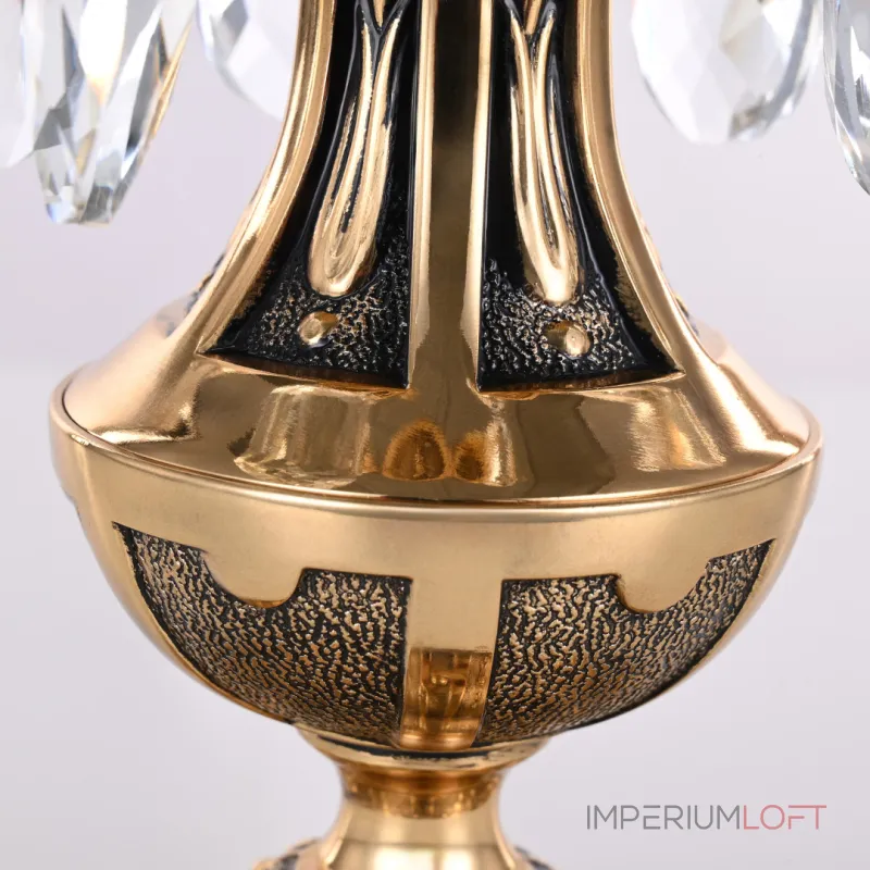 Настольная лампа Bohemia Ivele Crystal AL77 AL77200L/1-25 GB от ImperiumLoft