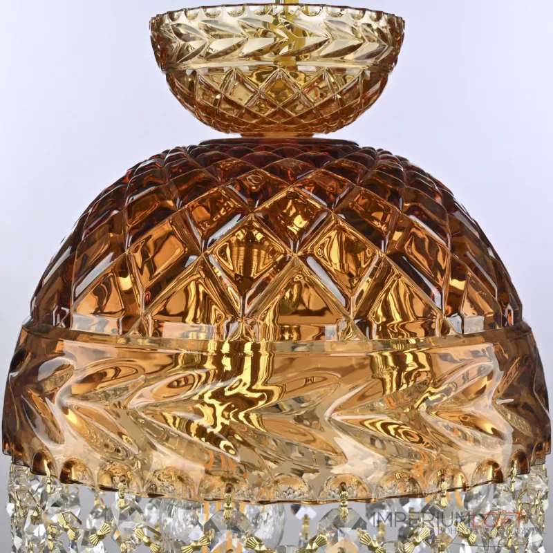 Подвесной светильник Bohemia Ivele Crystal 5478 5478/22 G Amber/M-1F Drops