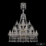 Подвесная люстра Bohemia Ivele Crystal 1413 1413/20+10+5/400/XL-158/3d G