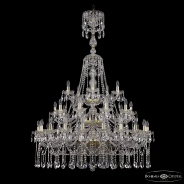 Подвесная люстра Bohemia Ivele Crystal 1413 1413/20+10+5/400/XL-158/3d G
