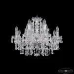 Подвесная люстра Bohemia Ivele Crystal 1403 1403/8+4/195 Ni