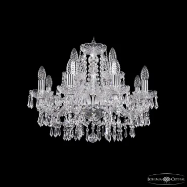 Подвесная люстра Bohemia Ivele Crystal 1403 1403/8+4/195 Ni