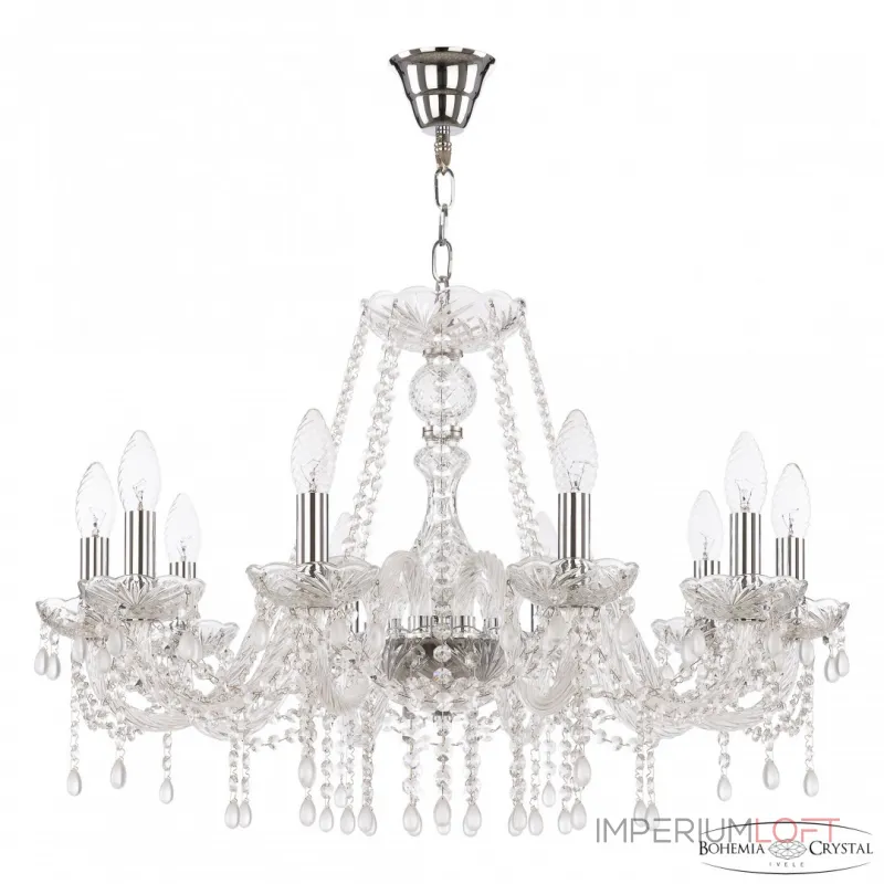 Подвесная люстра Bohemia Ivele Crystal 112 112/10/240 Ni V0300