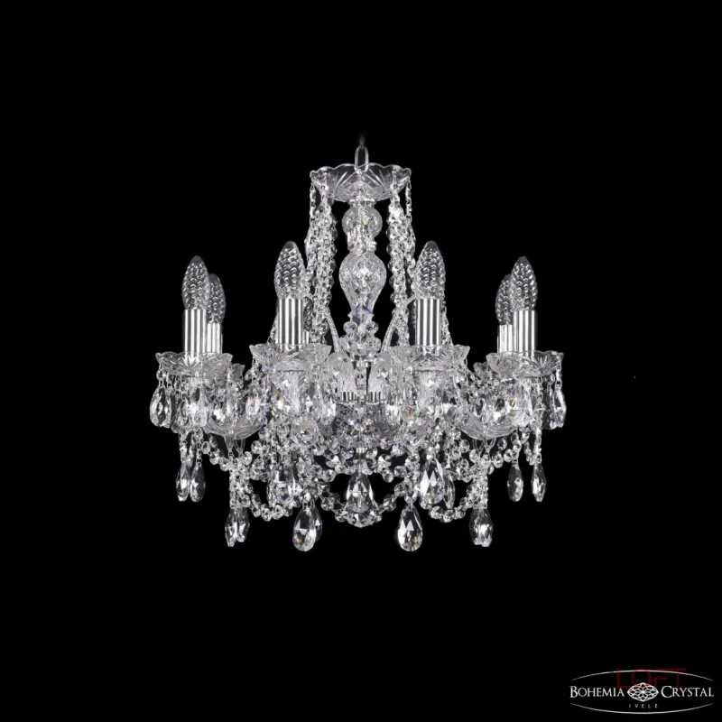 Подвесная люстра Bohemia Ivele Crystal 1411 1411/8/160 Ni