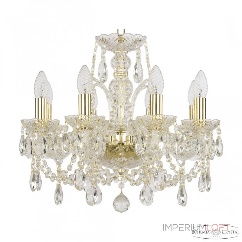 Подвесная люстра Bohemia Ivele Crystal 105 105/8/141 G Подвесная люстра Bohemia Ivele Crystal 105 105/8/141 G