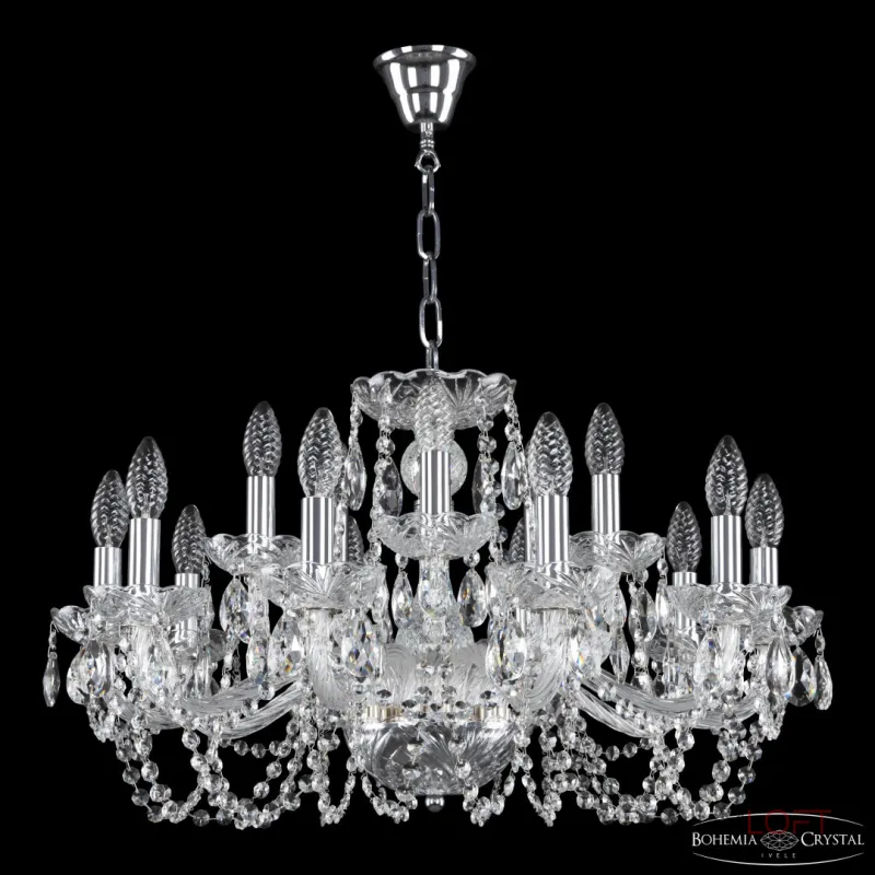 Подвесная люстра Bohemia Ivele Crystal 119 119/10+5/240 Ni Подвесная люстра Bohemia Ivele Crystal 119 119/10+5/240 Ni