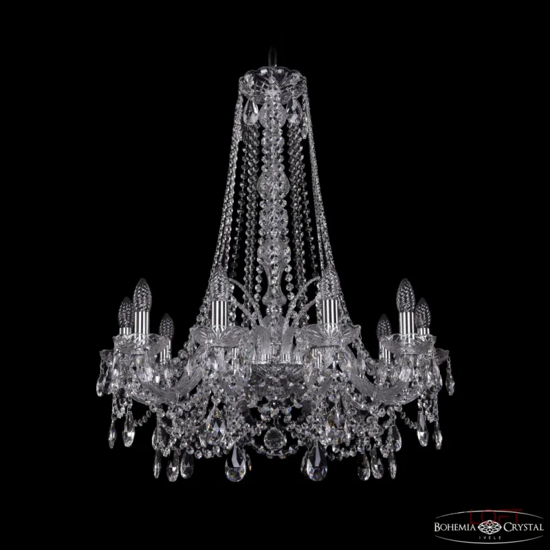 Подвесная люстра Bohemia Ivele Crystal 1411 1411/10/240/h-83 Ni