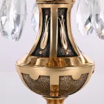 Настольная лампа Bohemia Ivele Crystal AL77 AL77200L/1-25 GB от ImperiumLoft