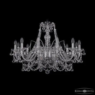 Подвесная люстра Bohemia Ivele Crystal 1411 1411/12/300 Ni Balls Подвесная люстра Bohemia Ivele Crystal 1411 1411/12/300 Ni Balls