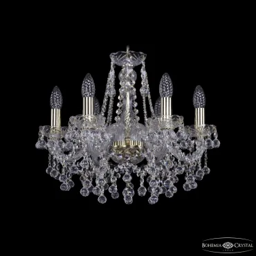 Подвесная люстра Bohemia Ivele Crystal 1409 1409/6/160 G