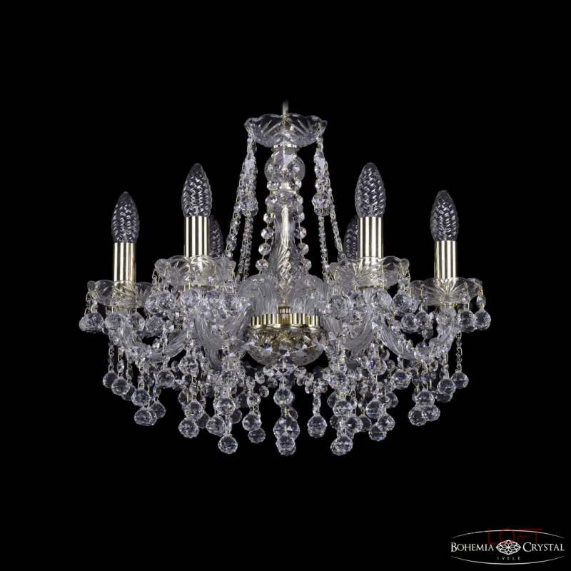 Подвесная люстра Bohemia Ivele Crystal 1409 1409/6/160 G