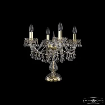 Настольная лампа Bohemia Ivele Crystal 1409 1409L/4/141-39 G