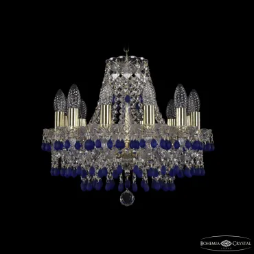 Подвесная люстра Bohemia Ivele Crystal 1410 1410/12/141 G V3001 Подвесная люстра Bohemia Ivele Crystal 1410 1410/12/141 G V3001