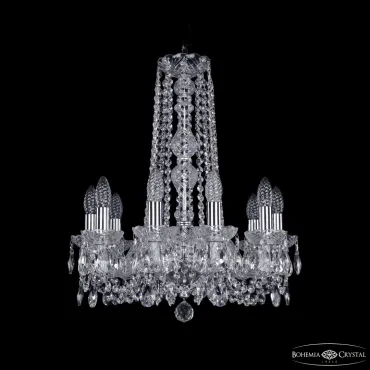 Подвесная люстра Bohemia Ivele Crystal 1402 1402/10/160/h-59 Ni