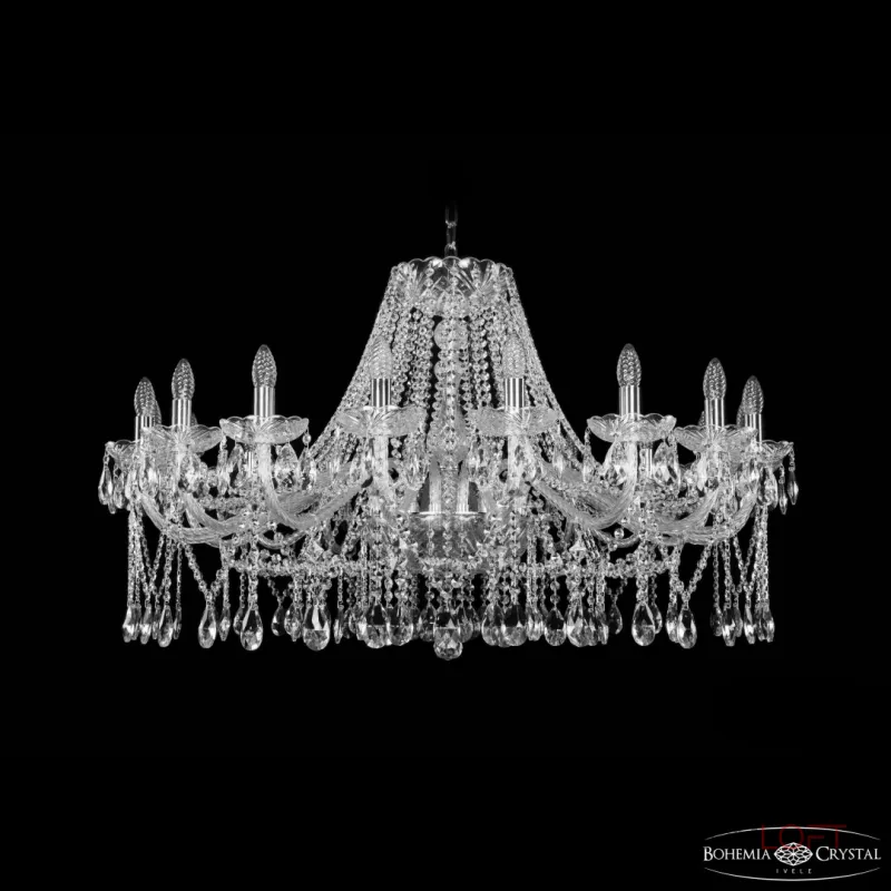 Подвесная люстра Bohemia Ivele Crystal 1413 1413/18/400 Ni