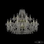 Подвесная люстра Bohemia Ivele Crystal 1409 1409/12+6/300/2d G