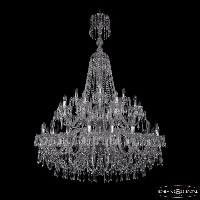 Подвесная люстра Bohemia Ivele Crystal 1403 1403/20+10+5/400/XL-164/2d Ni