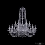 Подвесная люстра Bohemia Ivele Crystal 1402 1402/12+6/300/h-91/2d Ni
