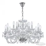 Подвесная люстра Bohemia Ivele Crystal 119 119/10+5/240 Ni