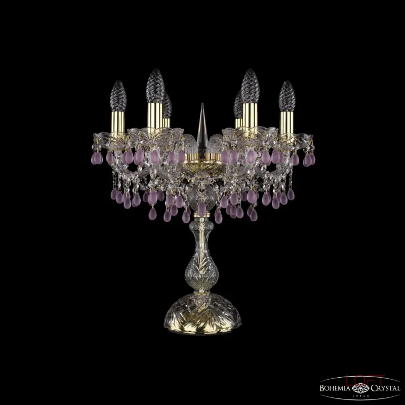 Настольная лампа Bohemia Ivele Crystal 1410 1410L/6/141-47 G V7010 Настольная лампа Bohemia Ivele Crystal 1410 1410L/6/141-47 G V7010