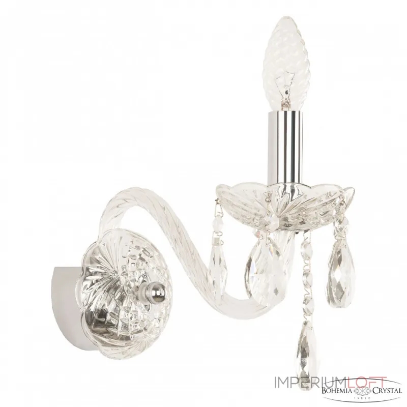 Бра Bohemia Ivele Crystal 101 101B/1/165 Ni Бра Bohemia Ivele Crystal 101 101B/1/165 Ni