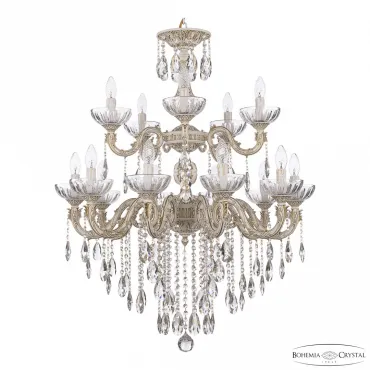 Подвесная люстра Bohemia Ivele Crystal AL7901 AL79101/10+5/250/2D B WMG P Clear/M-1H