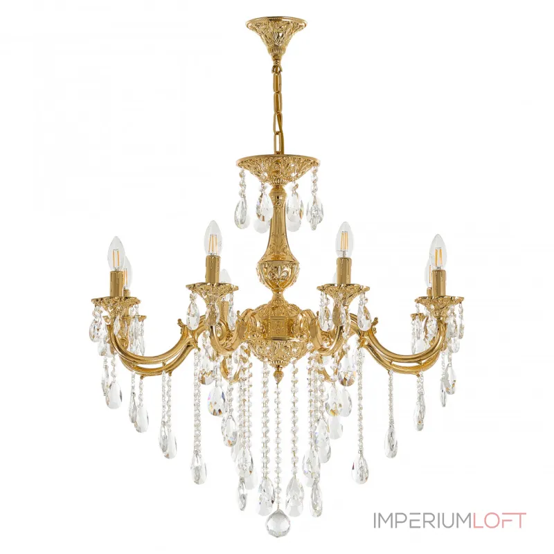 Подвесная люстра Bohemia Ivele Crystal AL7801 AL78101/8/250 B G Подвесная люстра Bohemia Ivele Crystal AL7801 AL78101/8/250 B G