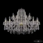 Подвесная люстра Bohemia Ivele Crystal 1403 1403/16+8/360 G