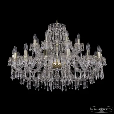 Подвесная люстра Bohemia Ivele Crystal 1403 1403/16+8/360 G