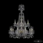 Подвесная люстра Bohemia Ivele Crystal 1402 1402/10+5/240/XL-90/2d G