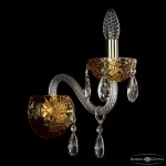 Бра Bohemia Ivele Crystal 5417 5417B/1/165 G Amber/M-1F